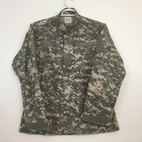 (O5) Army ACU Digital Camo Uniform Military Shirt Size M Regular Jacket Combat - Picture 1 of 4